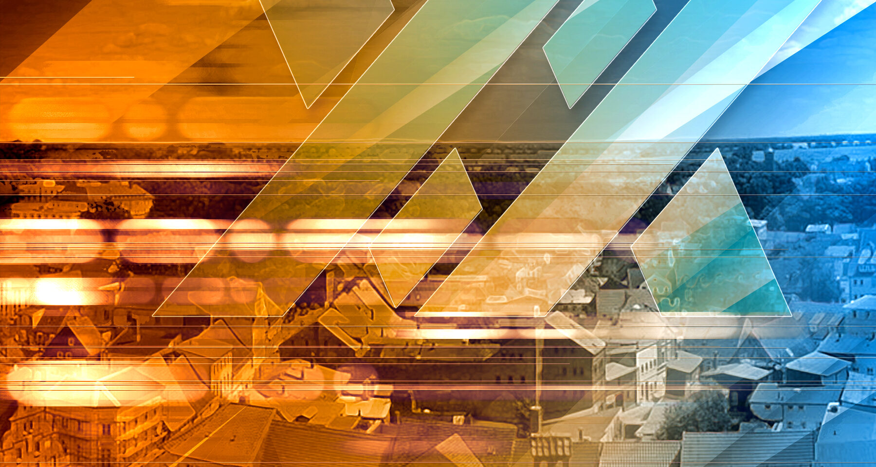 Parchim von oben betrachtet mit dem Logo von Nexxt Umzüge und Transporte